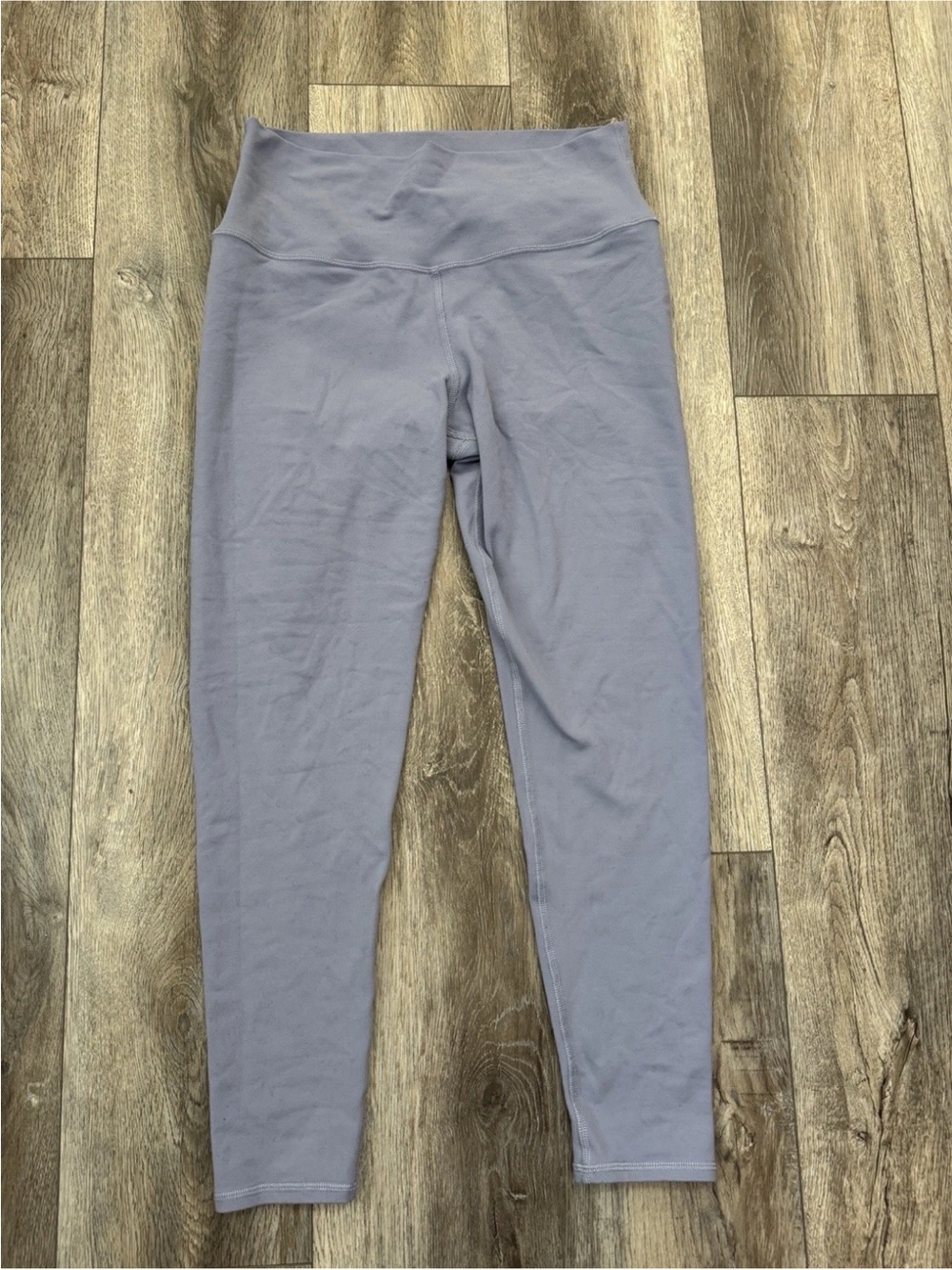 Alo Yoga High Waist Airbrush Active 7/8 Leggings Light Lavender Blue Large
